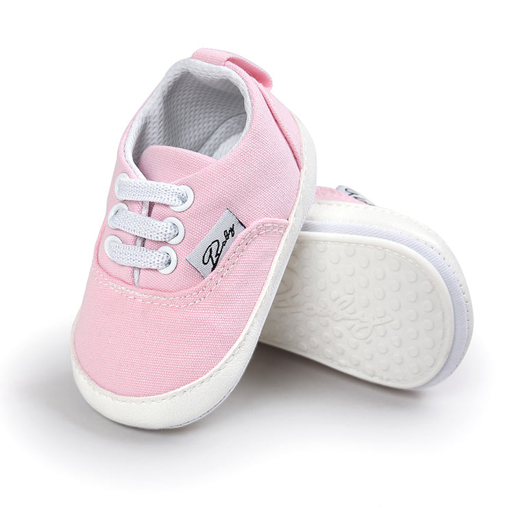 Childrens Elastic Band Canvas Shoes