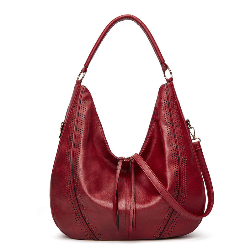 Tassel Hollow One-shoulder Casual Bag