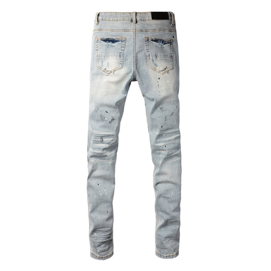 Jeans slim et moulants ajustés à la mode