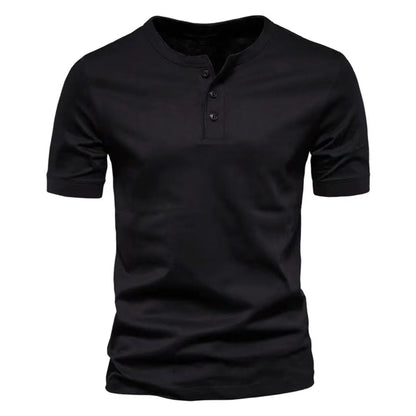 Men's Crew Neck Solid Colour T-Shirt - Short Sleeve