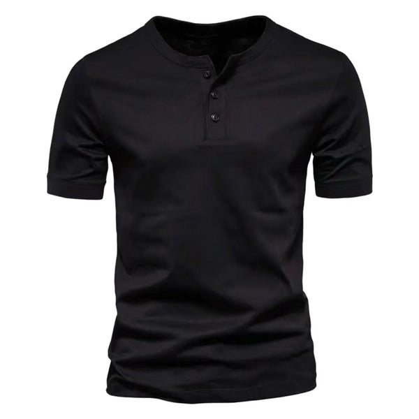 T-shirt col rond uni pour homme - Manches courtes
