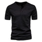Men's Crew Neck Solid Colour T-Shirt - Short Sleeve