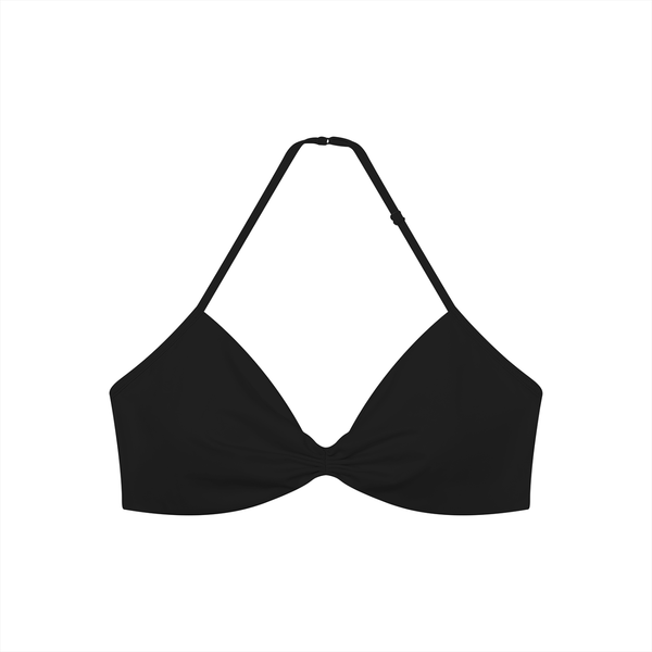 Women’s Ruched Halter-Neck Sports Bra