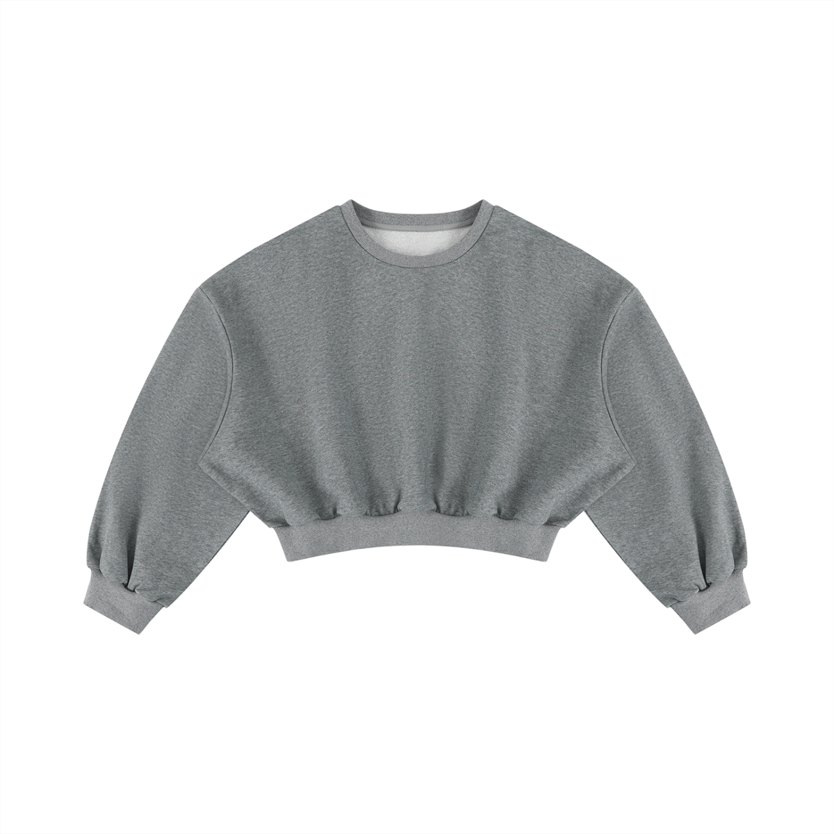 Women's Boxy Cropped Crewneck Sweatshirt