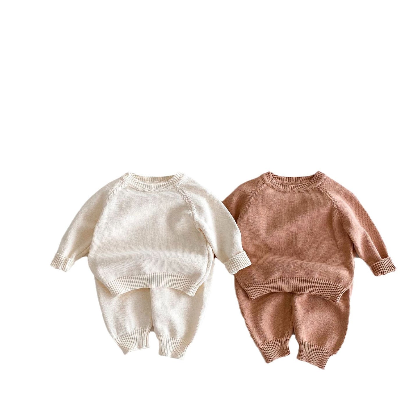 Baby Pullover Raglan L/S Top And Trousers
