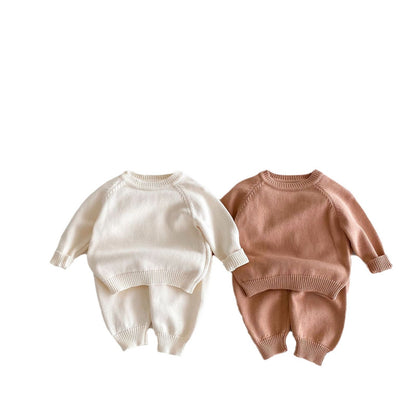 Baby Pullover Raglan L/S Top And Trousers