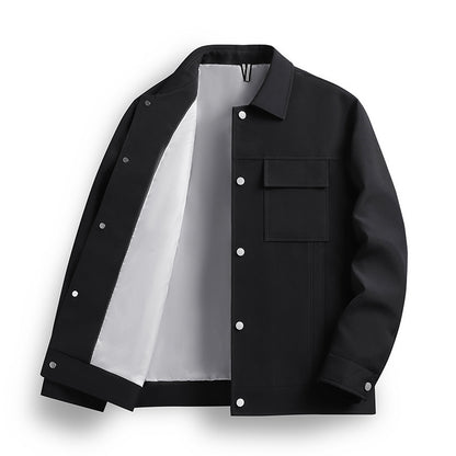 Casual Polo Collar Top cardigan
