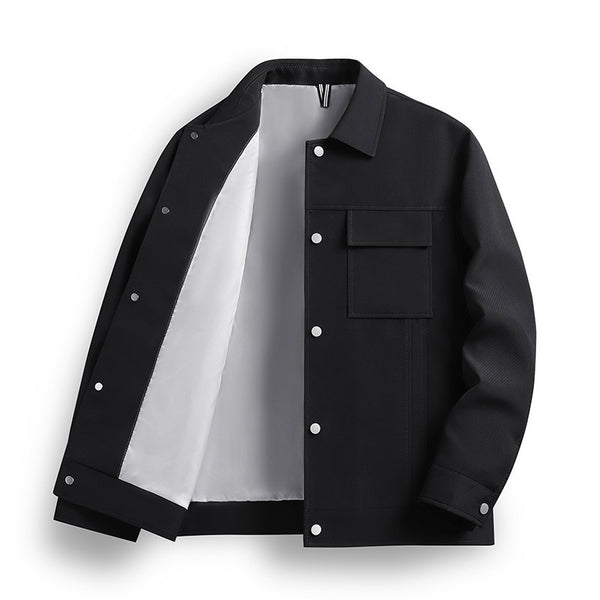 Casual Polo Collar Top cardigan