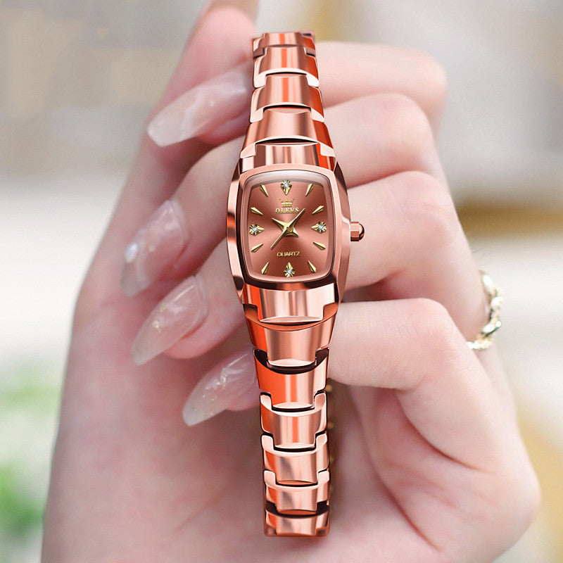 OLEVS Tungsten Steel Quartz womens Watch