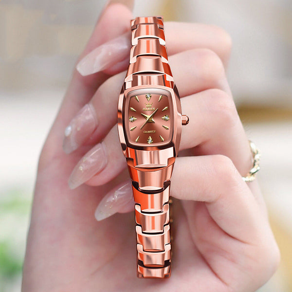 OLEVS Tungsten Steel Quartz womens Watch