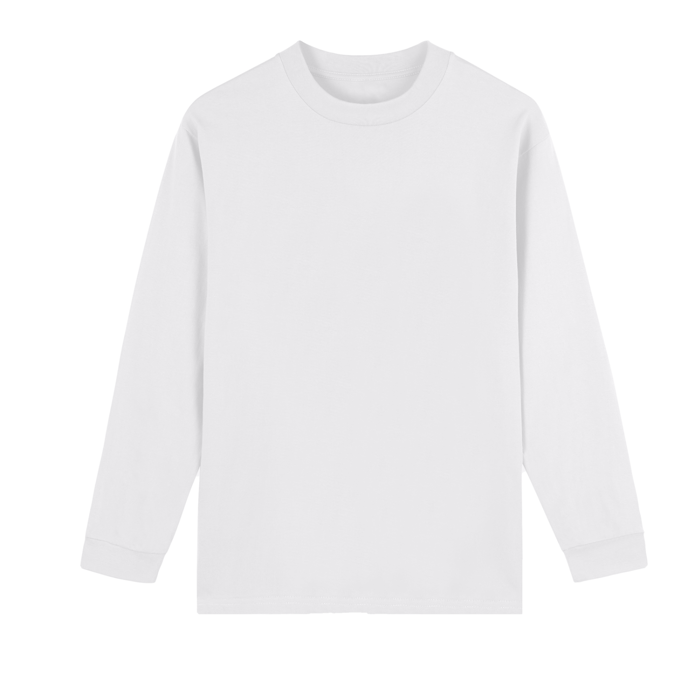 Crew Neck Drop Shoulder Long Sleeve Shirt 270GSM