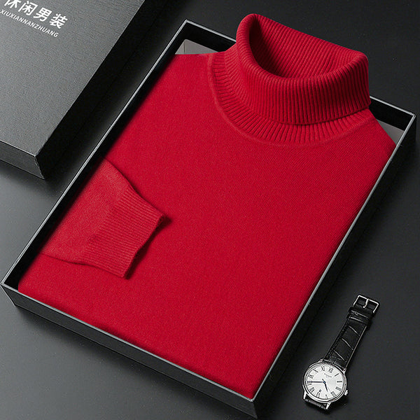 Mens Turtleneck Bottoming Sweater - Stuffs & Savers