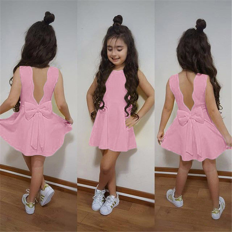 Kids Clothes sleeveless Dress