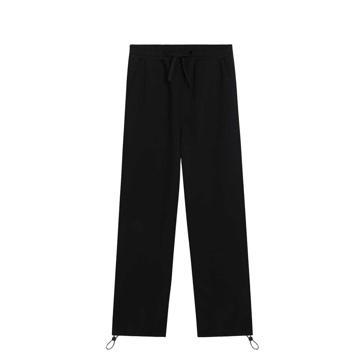 Drawstring Straight-Leg Sweatpants