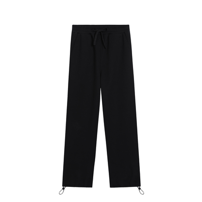 Drawstring Straight-Leg Sweatpants