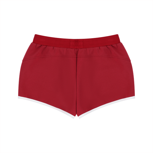 Women's Retro Contrast Binding Shorts