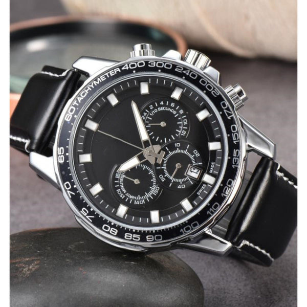 Men's Six-pin Full-function Quartz Watch