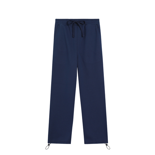 Drawstring Straight-Leg Sweatpants