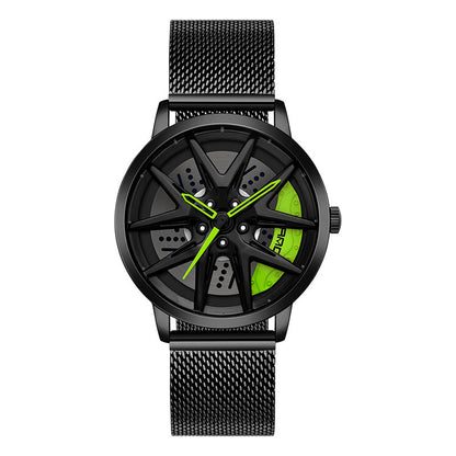 Cool Wheel Hollow Out Quartz Watch