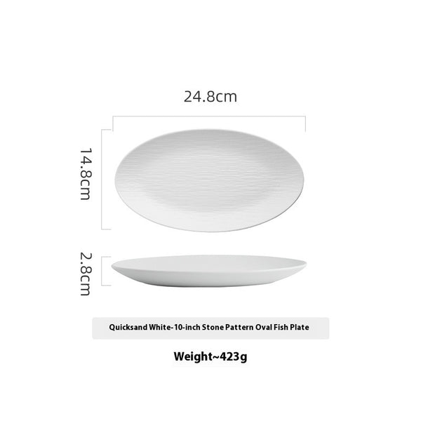 Ceramic Oval Dish plate
