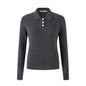 Neck Long Sleeve Knitwear Women's Versatile Pullover Basic Sweater