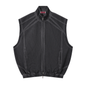 Unisex Vintage Wash Mesh Full-Zip Vest
