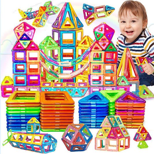 Kids Magnetic Building Blocks DIY Magnets Toys