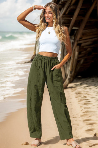 Women's Cotton Linen Casual Pants