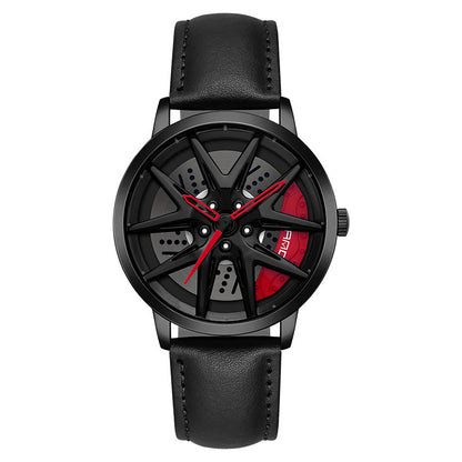 Cool Wheel Hollow Out Quartz Watch