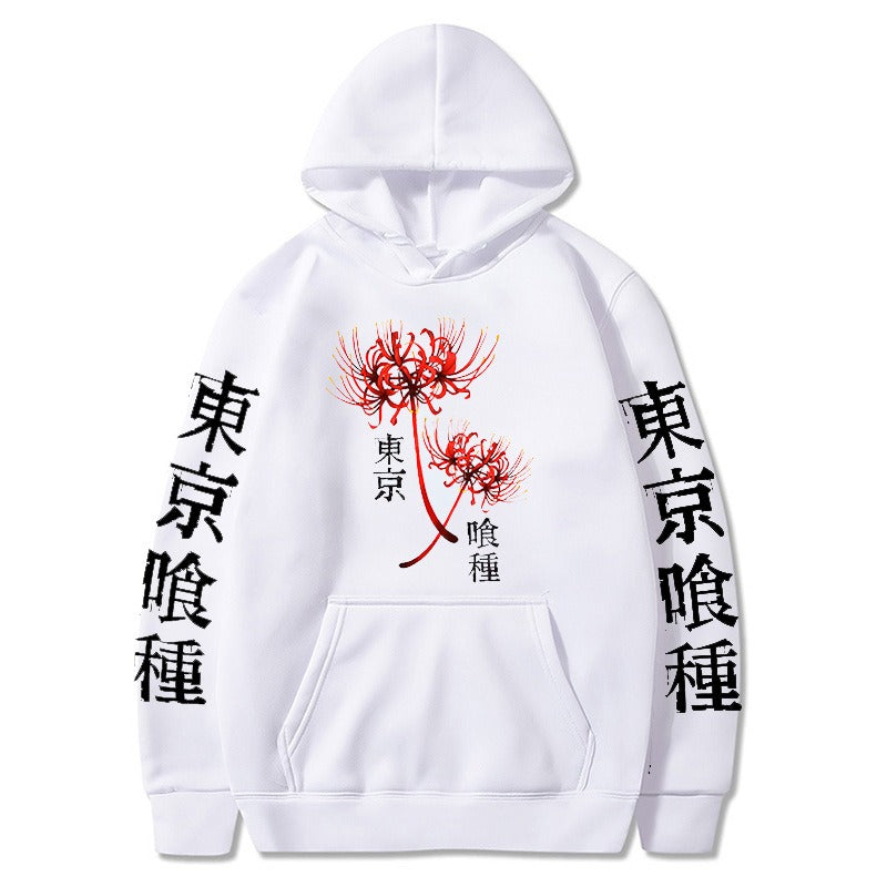 Velvet Thickened anime Trendy Pullover hoodies