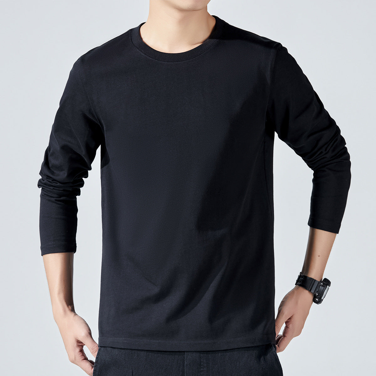 Cotton Long-Sleeve T-Shirt