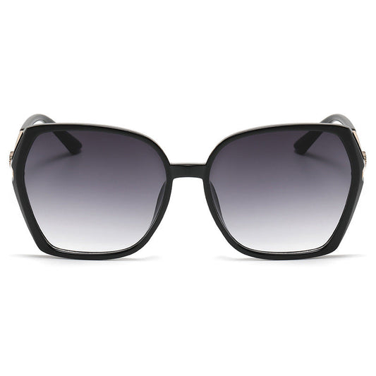 Women's European And American UV Resistant Large Frame Sunglasses