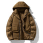 Down feather Hooded jacket