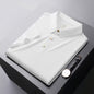 Seamless Adhesive Non-ironing Short-sleeved Polo Shirt
