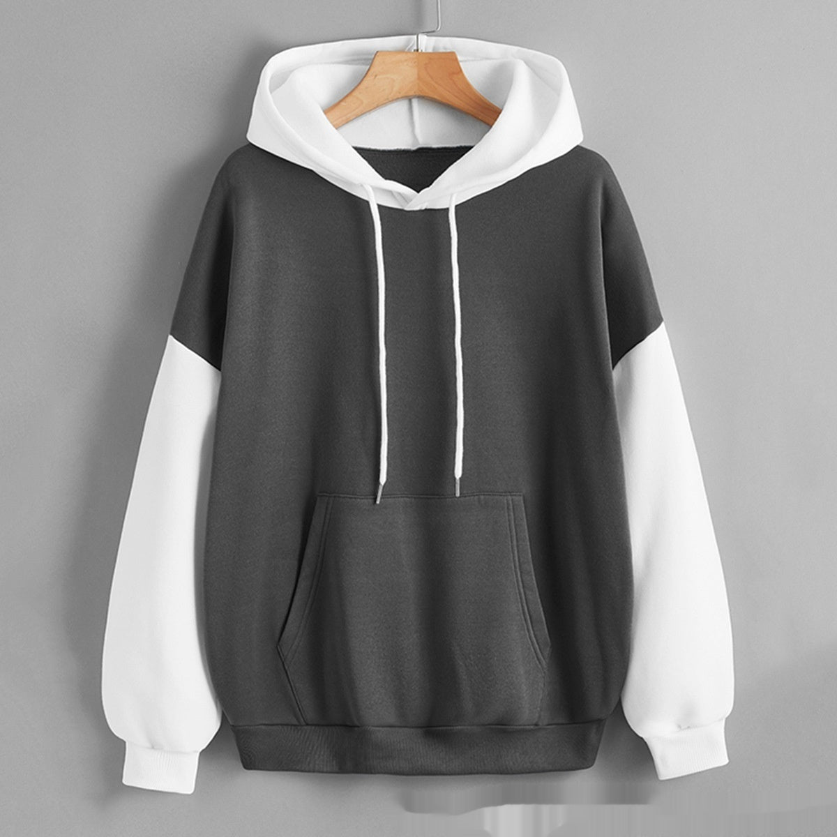 Women's Loose Patchwork Hoodies