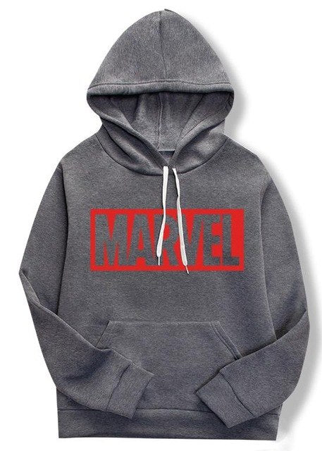 Marvel print hoodies