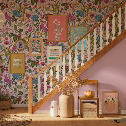 IN BLOOM - BALLET PINK WALLPAPER