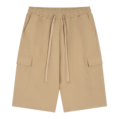 Waran Unisex Drawstring Cargo Shorts