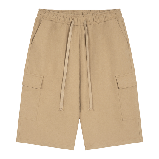 Waran Unisex Drawstring Cargo Shorts