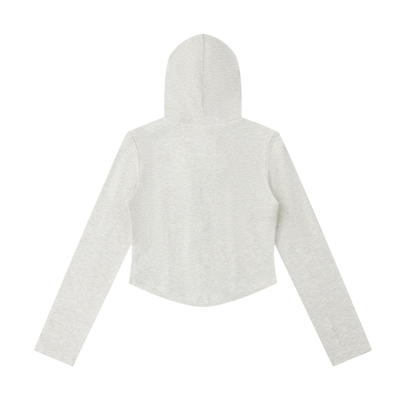Women's Slim Cropped Full Zip Hoodie 260GSM