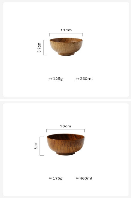 Wooden Bowl Japanese Style - Stuffs & Savers