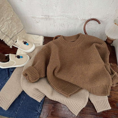 Western Style Loose-fitting Solid Color Long Sleeves