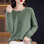 Osmanthus needle wool sweater women's knitted cardigan