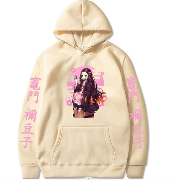Sweat à capuche Demon Slayer coupe ample
