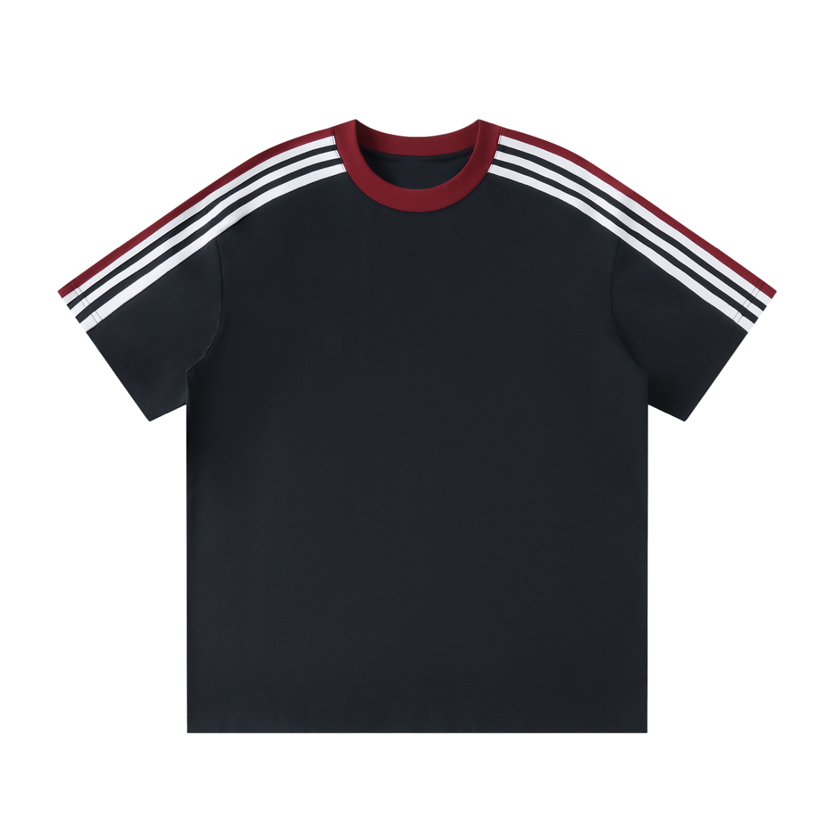 Waran Unisex Colorblock Striped T-Shirt