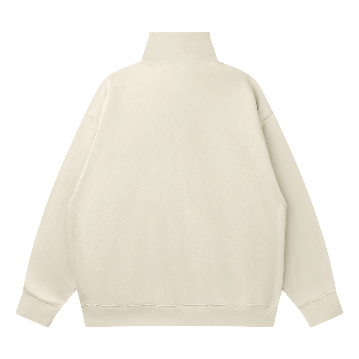 Waran Quarter-Zip Drop Shoulder Sweatshirt