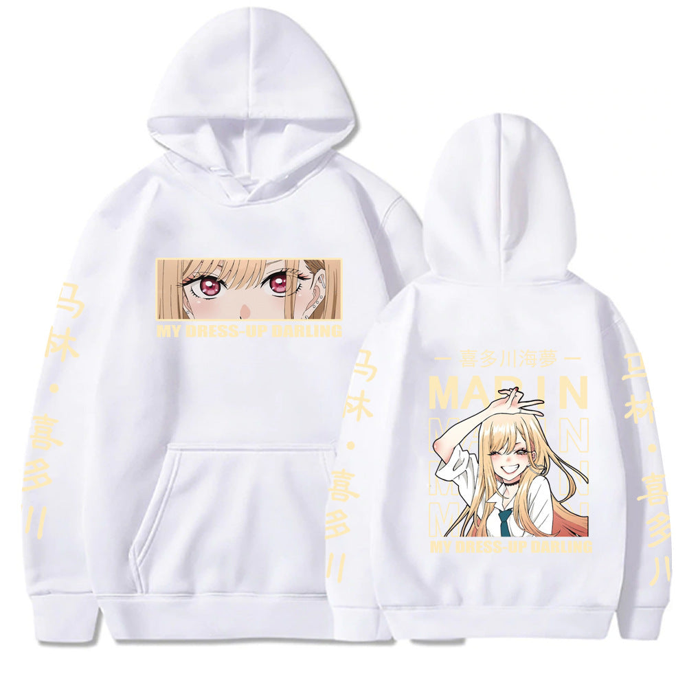 Marin Kitagawa Cute Graphic Print hoodies