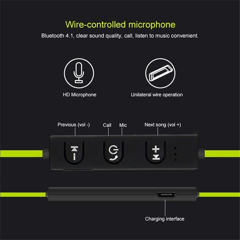 Wireless Bluetooth Earloop Earphones