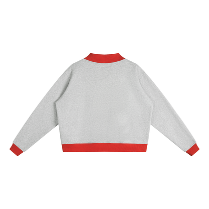 Women’s Mock Neck Crewneck Sweatshirt