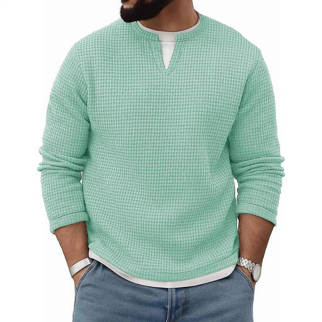 Crew-Neck Long-Sleeve Top